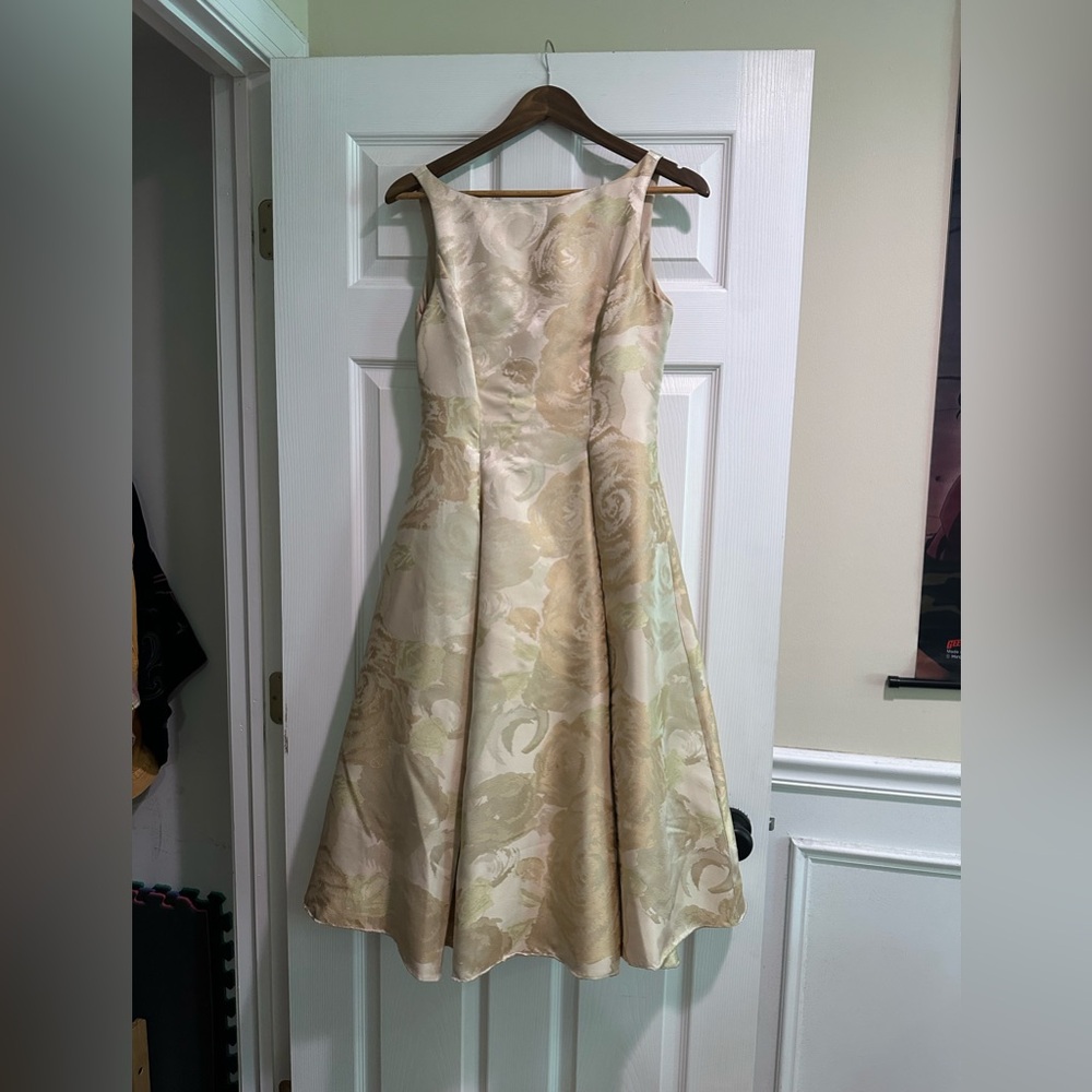Adrianna Papell Tea Length Dress